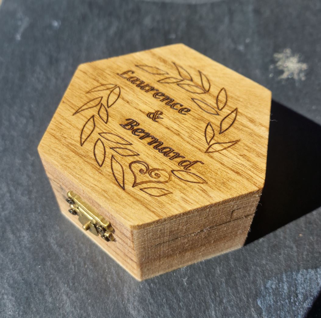 Coffret en bois personnalisé