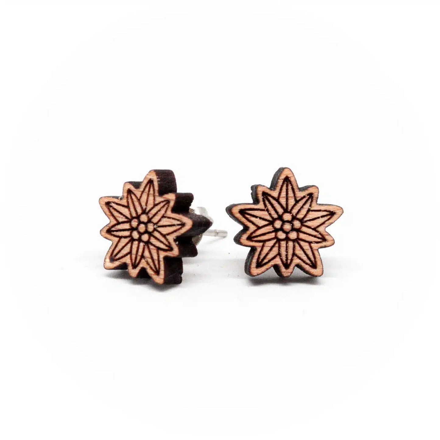 Clous d'oreilles en bois Edel WOOPER