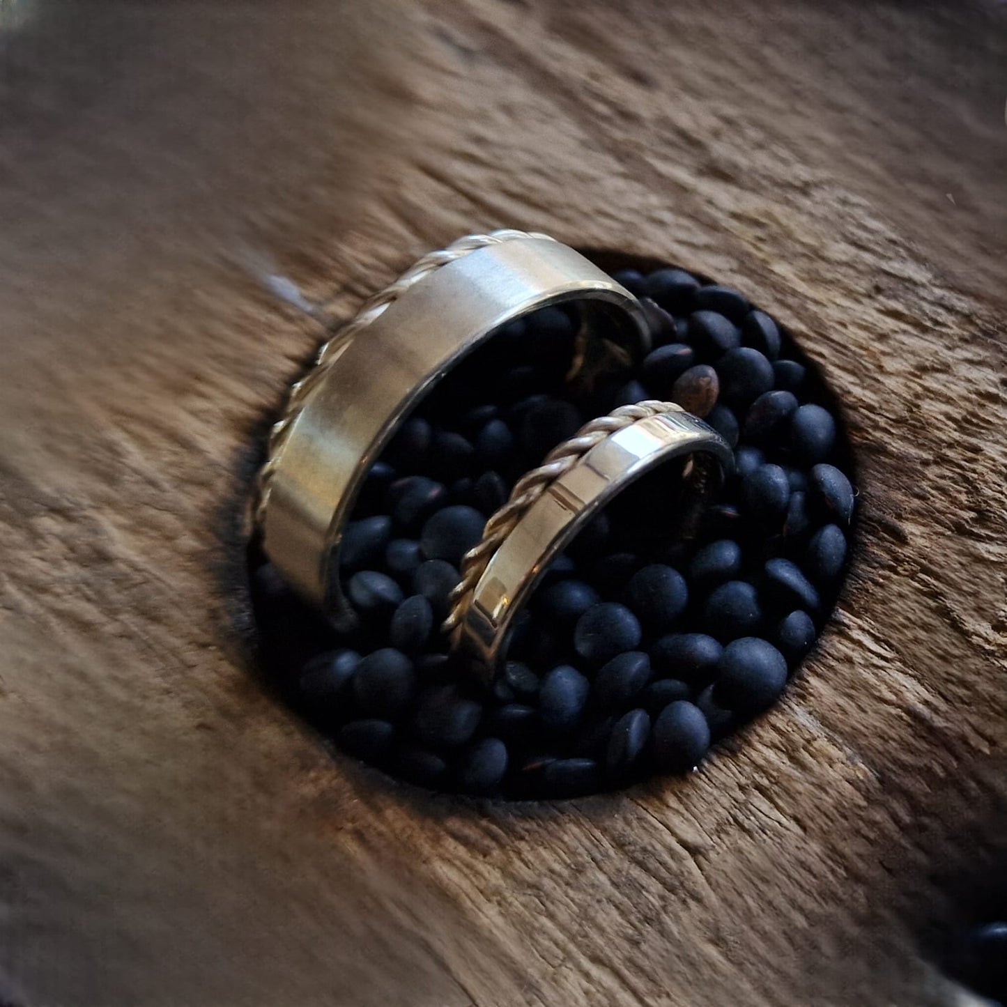 Bague torsadé