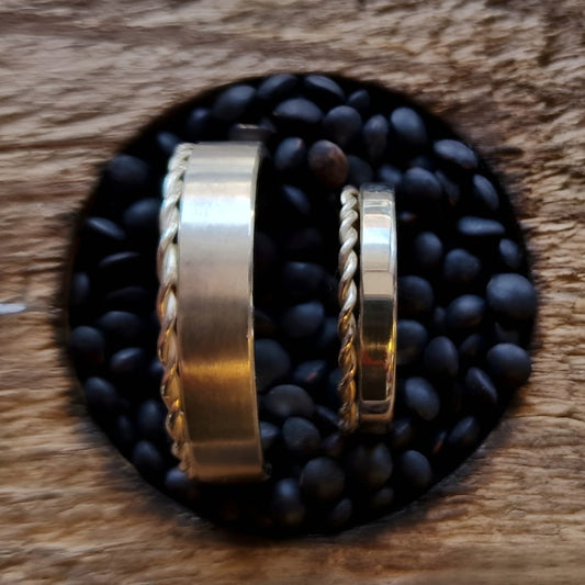 Bague torsadé
